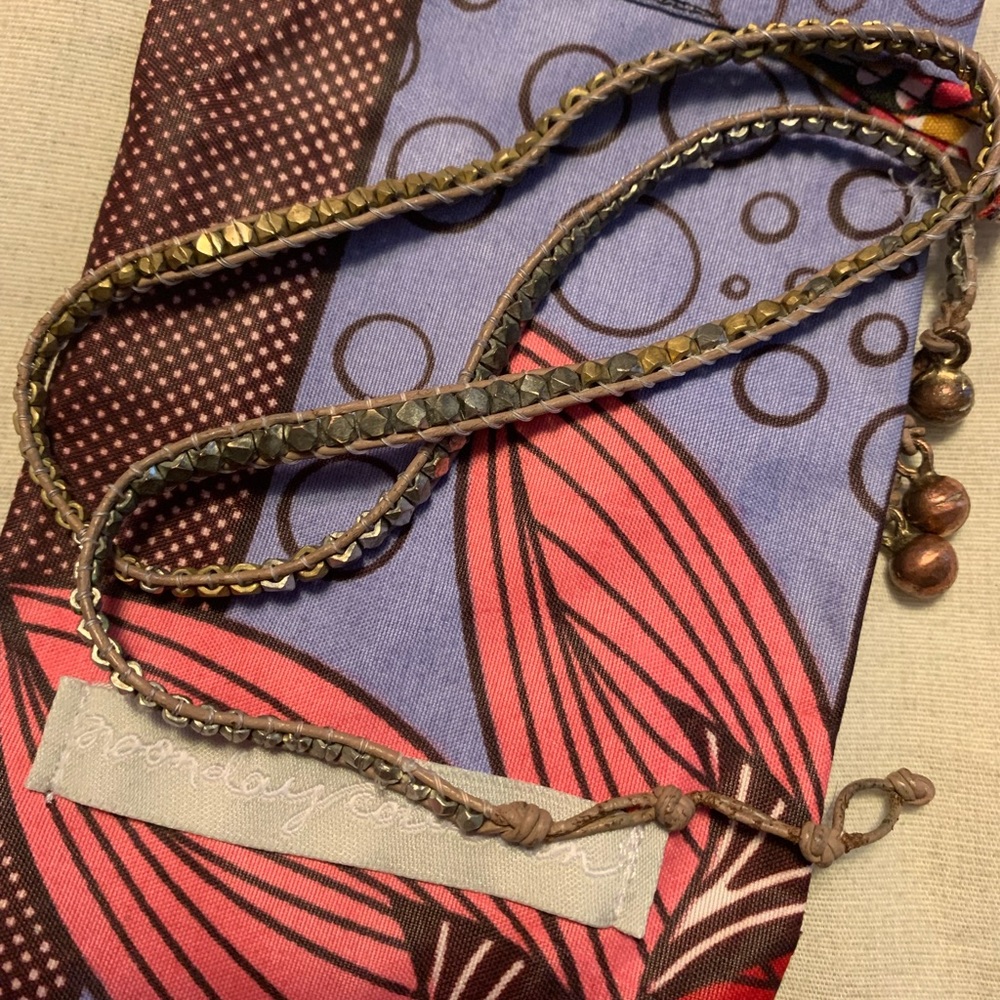 Noonday beaded wrap bracelet